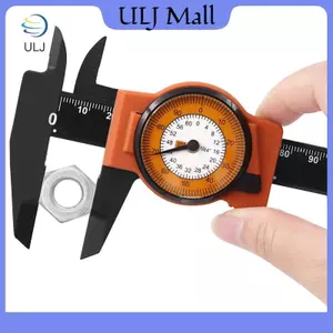 ULJ 0-150MM 0-6 "Đánh dấu Vernier Caliper có đồng hồ Caliper Vernier bằng nhựa có hộp lưu trữ Dụng cụ có độ chính xác cao.