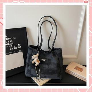 Túi Tote Nữ Công Sở K347 Charm Ngựa – Túi Xách Da Vải Dày Dung Tích Lớn Đựng Laptop, Đi Làm Thanh Lịch