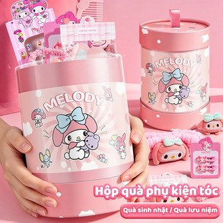 Set Phụ Kiện Tóc Bé Gái – Hộp Quà Kẹp Tóc, Buộc Tóc Dễ Thương, Quà Tặng Sinh Nhật, Quốc Tế Thiếu Nhi 1/6
