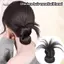 AqToCna Tổng Hợp Tóc Giả Bun Lười Tóc Chignon Vũ Công Nữ Thịt Viên Đầu Kẹp Tóc Tạo Kiểu Phụ Kiện Tóc AqToCna