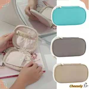 Sắp xếp trang sức CHEESELY, Bông tai dây kéo Vòng cổ lưu trữ Túi lưu trữ trang sức, Chức năng hiển thị di động Trang sức Tổ chức du lịch