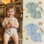 Bộ 6M-4Y Bé Trai Mùa Hè Có Họa Tiết Nút Lên Áo Thun Tay Ngắn Và Quần Short Co Giãn