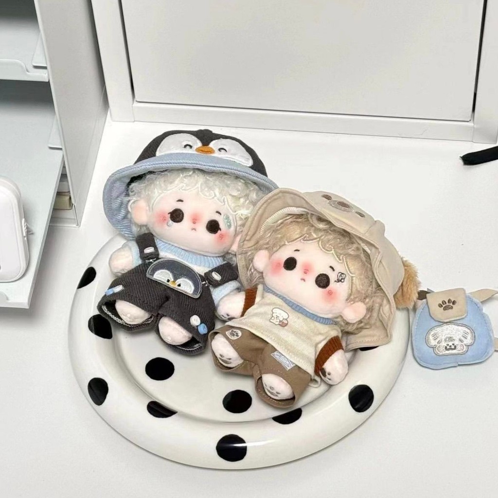 Búp Bê Cotton 10cm "Móc Chó Panini" "Bộ Quần Áo Bé Dễ Thương Sang Trọng Búp Bê Trang Phục Thay Thế