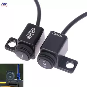 XOITOP Hợp kim nhôm Tay lái xe máy Công tắc đèn pha Ba vị trí Công tắc chống nước 12V Đèn sương mù Gương gắn công tắc VN