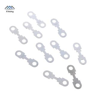 ELBBKG 10 Cái 30A-150A 32VDC Ô Tô Ô Tô Tấm Kẽm Phẳng Tấm Cầu Chì Nhỏ Cho Xe Cầu Chì Lỗ Tròn Lắp Cầu Chì Phụ Kiện Ô Tô Mới