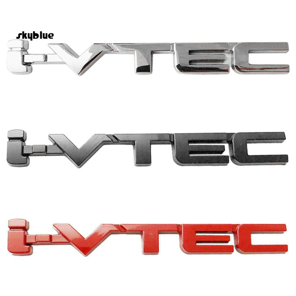 [Sy] I-VTEC Chữ Tự Động Biểu Tượng Huy Hiệu Dán Xe Ô Tô Đề Can Cho Xe Honda Civic Odyssey