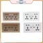 POWER Wall Power Soet Universal 5 lỗ 2.1A Cổng sạc USB kép Soet.