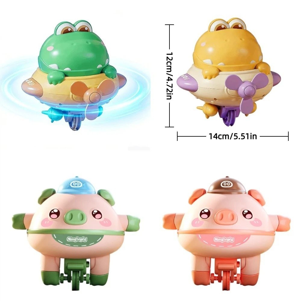 Đồ chơi khủng long cân bằng điện JUIC, đồ chơi đi bộ dây buộc hoạt hình, tự cân bằng, sạc lại, cho trẻ em & người lớn