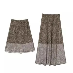 Da Báo In Hình Ôm Hơn Váy Nữ Mùa Hè Phong Cách Mới Thắt Lưng Co Giãn Retro Cao Cấp Tất Cả Trận Đấu Váy Chữ a
