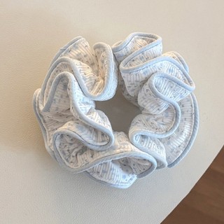 Hululu / Dây buộc tóc scrunchy hồng xanh, nhẹ nhàng, phụ kiện tóc phong cách mới