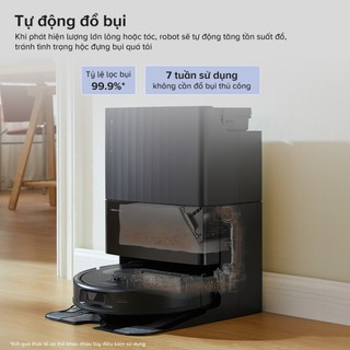 Robot Lau Nhà Thông Minh Roborock Qrevo S Pro – Tự Động Đổ Rác, Giặt Giẻ Nước Nóng