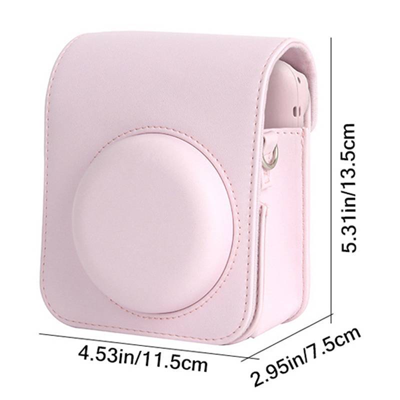 GKY 1Pc Cho Instax Mini 12 Vỏ Máy Ảnh PU Mềm Bảo Vệ Túi Trave Cho Phim Túi Máy Ảnh Có Dây Đeo Vai GKY