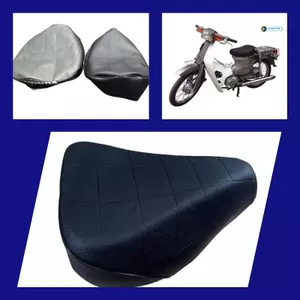 Vỏ Bọc Yên Xe Cub 81 82 50, Vỏ Yên Xe Cub Đen Xám Tự Thay