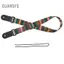 Guansfs Dây đeo đàn Ukulele có thể điều chỉnh Dây đeo vai bằng vải polyester mềm có in họa tiết có dây treo cho