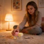 < Pluscloth > Đồ chơi Fidget bàn phím im lặng có đèn Led – Nút móc khóa giảm căng thẳng Đồ chơi giải nén ngón tay cho người lớn Hoàn hảo cho bàn thư giãn văn phòng và du lịch