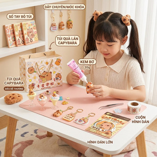Bộ sticker dạng kem – Trang trí sổ tay, tem cuộn, hộp quà – Đồ chơi sáng tạo cho bé, học sinh, quà sinh nhật