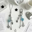 Charming Four-Leaf Clover Phone Charm Sweet Minimalist Bag Keychain Accessory Versatile Style Camera