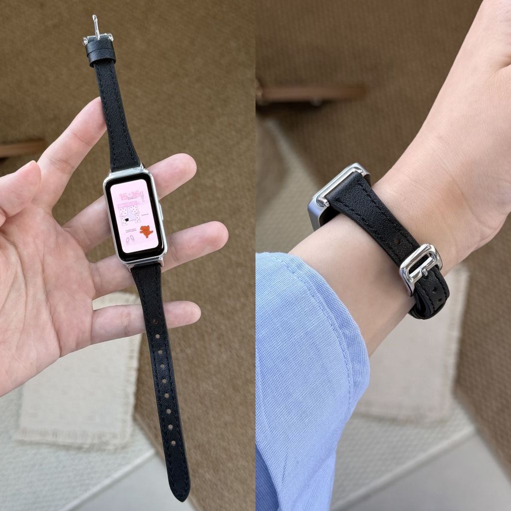 Dây Da Mỏng Cho Huawei Watch Fit5 5pro Fit 3 4 2 Dây Đeo Tay Phụ Kiện Vòng Tay Thể Thao Cho Huawei Band 10 9 8 Dây Đeo