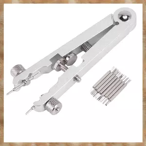 Dụng cụ tháo vòng tay đồng hồ Kìm thanh lò xo Công cụ điều chỉnh dây đeo đồng hồ Tháo rời loại chữ V Loại bỏ dây đeo Kìm
