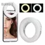 Guansfs Guansfs XJ-19 Selfie Fill Light Có thể sạc lại 40 LED 3200K-6500K Điện thoại di động Trang điểm Live Show Buổi hòa nhạc với USB Micro Đầu vào