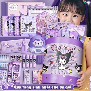 Bộ quà tặng văn phòng phẩm hoạt hình đồ dùng học tập dễ thương cho bé sinh nhật 1/6 chất lượng