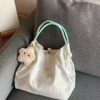 Túi đeo vai thỏ dễ thương in vải canvas phong cách Hàn Quốc