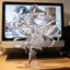 HT3 Nhận Dạng V Naiad Đứng Tấm Tù Nhân Edgar Valden Acrylic Đứng Ký Anime Để Bàn Trang Trí TH3