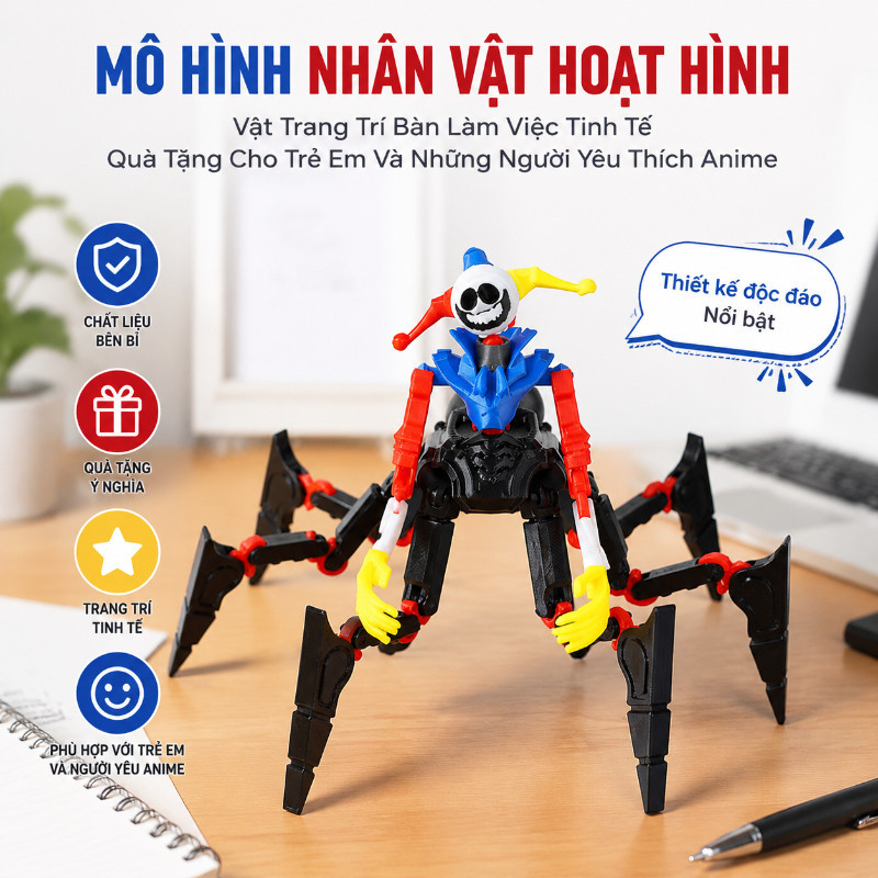 Búp Bê Hành động In 3D – Nhân Vật Lily Lovebraids Và Huggy Wuggy Từ Poppy Playtime 5, Món Quà ý Nghĩa Dành Cho Trẻ Em