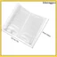Bưu thiếp Tay áo trong suốt Album dành cho người sưu tập Lưu trữ vé 23X12.7CM PP trắng khxinggao
