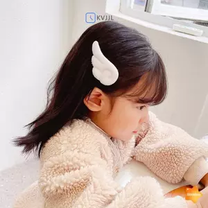 2 Chiếc Kẹp Tóc Sang Trọng Cánh Thiên Thần Dễ Thương Trẻ Em Bé Gái Kẹp Tóc Phụ Kiện Barrettes Hairgrip Mũ Đội Đầu Mũ Kẹp Tóc Đồ Trang Trí Mới