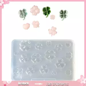 Khuôn Nướng Silicone Cao Cấp YOI - Hình Bốn Lá Cỏ Ba Lá, Phù Hợp để Làm Bánh và Phụ Kiện Handmade như Bông Tai và Mặt Dây Chuyền