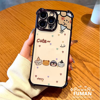 Ốp Điện Thoại Mạ Hình Gấu Động Vật Sang Trọng Dễ Thương Cho Redmi K90 Pro Max K80 Pro Ultra K70E K70 K60E K60 Pro Ultra K50 Pro Ultra Phim Hoạt Hình Trong Suốt Bìa Mềm