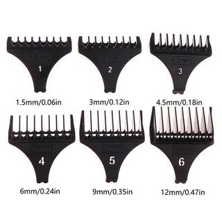 Bộ Lược Tông Đơ Cắt Tóc SAFENH 6 Cái T9 1.5-12mm Hướng Dẫn Cắt Tóc Đa Năng VN