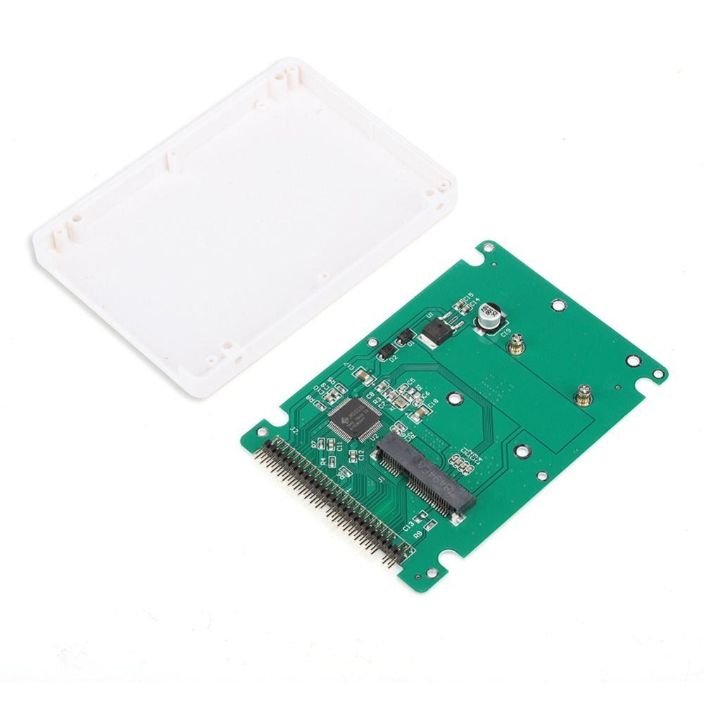 Vỏ SSD STABFOAM mSATA sang IDE 2,5 inch, cổng song song không hộp ổ cứng hộp đựng ổ cứng, với hiệu suất ổn định Bộ chuyển đổi IDE màu đen / trắng 44 chân phục hồi dữ liệu