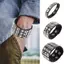 MAKY Lắc Tay Unisex Phong Cách Punk Gothic, Đinh Tán Rộng