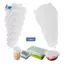 Vỏ bọc silicon co giãn, tái sử dụng, thích hợp để bảo quản thực phẩm, máy rửa chén và tủ lạnh