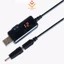 CP99 - Cáp chuyển đổi tăng cường USB 5V sang 9V 12V + Bộ kết nối 3,5x1,35mm để cấp nguồn / Bộ sạc / Bộ chuyển đổi nguồn