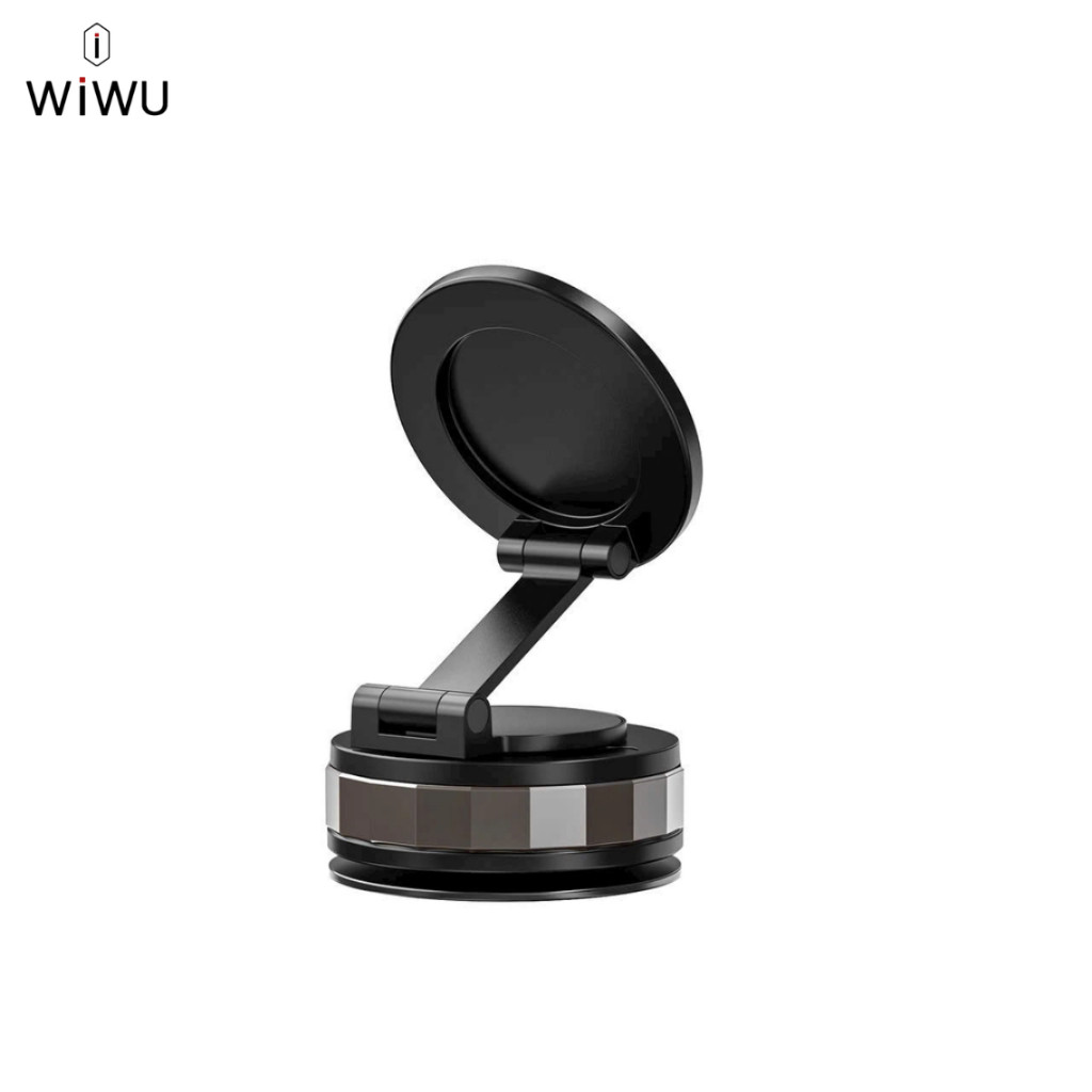 [Chính Hãng] Giá Đỡ Điện Thoại Nam Châm WiWU Wi-CH057 Cho Ô Tô, Bàn Làm Việc - Xoay 360°, Gập Gọn, Hút Siêu Chặt