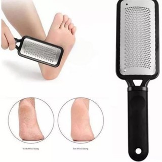 Cây chà gót chân Inox 304 - Dụng cụ chà gót LOẠI MỚI hiệu quả dành cho vùng da bị chai sần