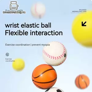Nhíp Trở Lại Tay Bóng Cổ Tay Thể Dục - Bóng Xốp Cao Su Rebound Cho Thể Thao Ngoài Trời