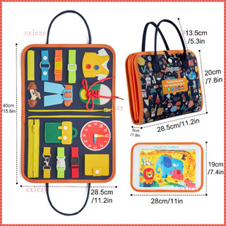 Bảng bận rộn Đồ chơi du lịch cho trẻ 1–4 tuổi, Montessori, cảm giác, học tập, bảng hoạt động, giáo dục