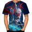 Naruto Anime Họa Tiết In 3D Unisex Mùa Hè Tay Ngắn Cổ Tròn