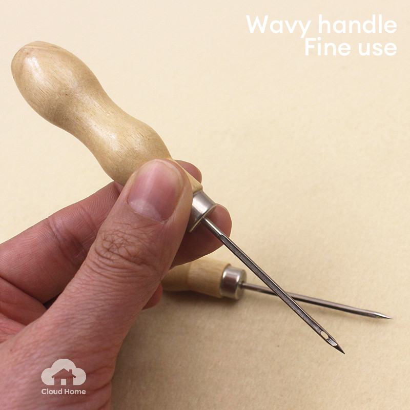 🌤️COD🌤️Dụng cụ đục lỗ bằng gỗ 2mm, dùi đục lỗ, dụng cụ may vá da DIY, dụng cụ khâu túi, dụng cụ làm giày thủ công.