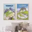 Xe Đạp Leo Núi Thành Phố Xe Đạp Đua Xe Đạp Tour Flanders Poster Không Khung Tranh Canvas Preppy Trang Trí Phòng Tại Nhà