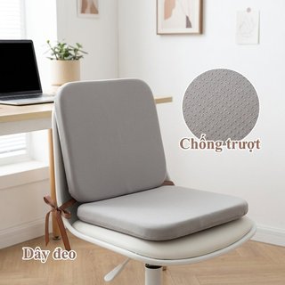 Memory Foam Seat Cushion Hỗ trợ thắt lưng Ghế văn phòng dày thoáng khí Sàn nhà thoải mái