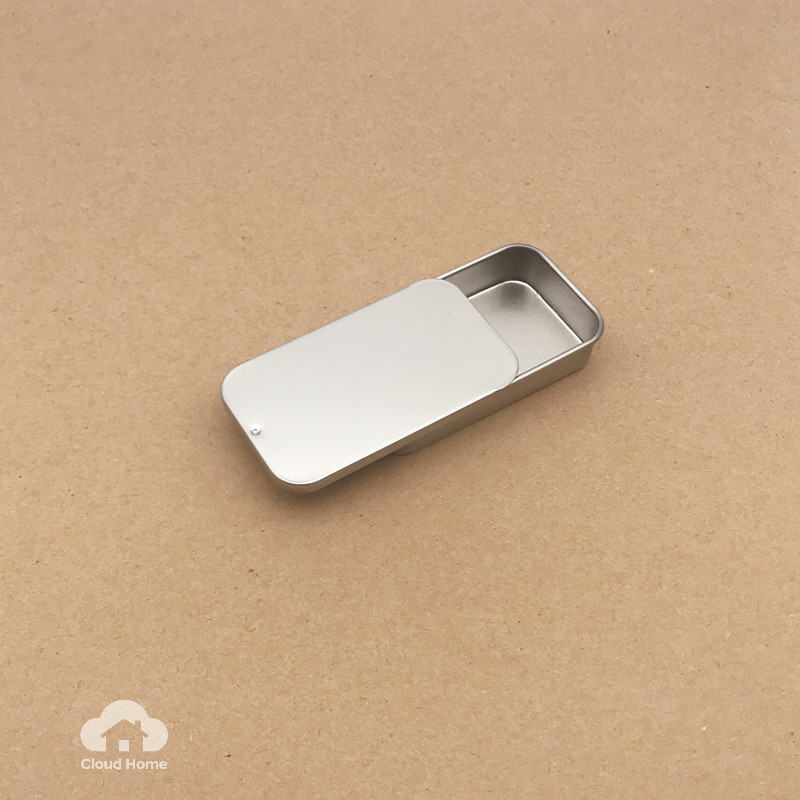 🌤️COD🌤️1 Hộp Thiếc mini 60*33*11mm Có Nắp Trượt Đựng Đồ Tiện Dụng