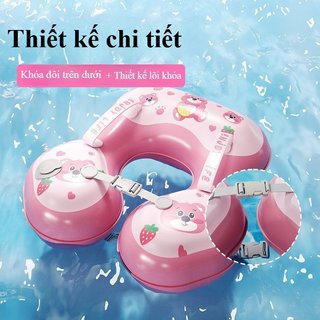 Vòng bơi cho bé Bơm hơi chống cuộn PVC Phao an toàn Ghế có thể điều chỉnh Du lịch có thể gập lại