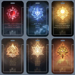 ✨Sản phẩm mới✨Master of Mystery 22 Path Card Holder Thẻ Khuôn Viên Thẻ Bữa Ăn Sinh Viên Kiểm Soát Truy Cập Xe Buýt Thương Hiệu Có Dây Móc Khóa✨Sự kiện✨