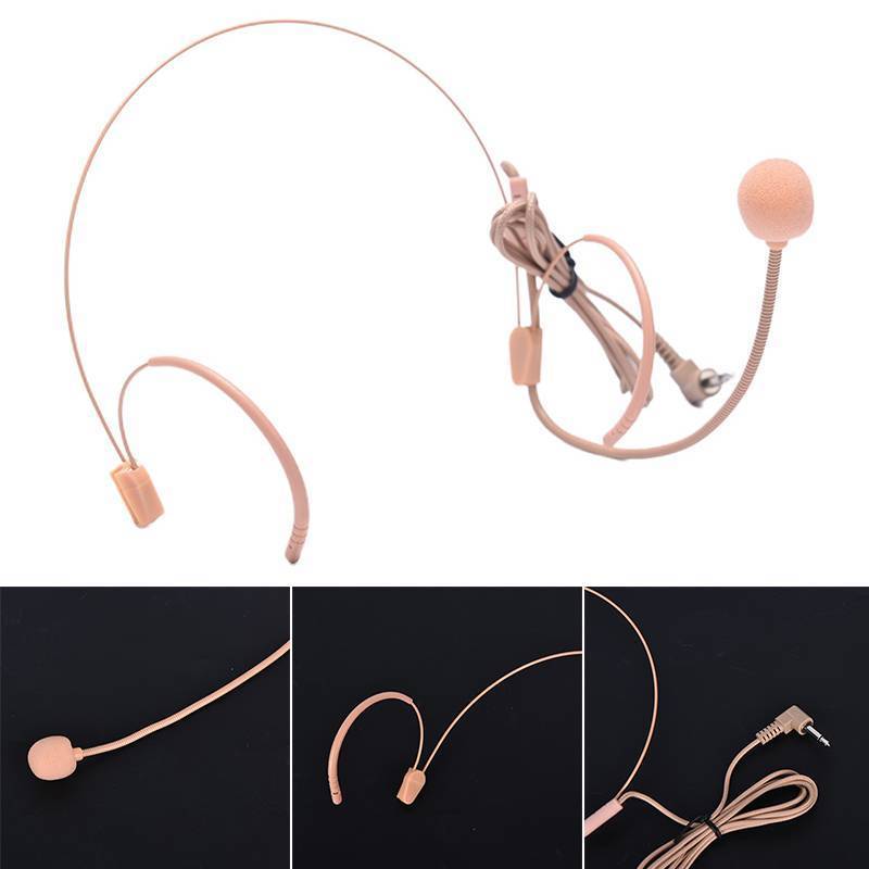 Tai nghe ngưng tụ JINHF Headworn Micro Bộ phát gói thân không dây Cắm 3,5 mm HOT