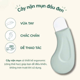 Cây đẩy mụn đầu đen chuyên dụng dùng để loại bỏ mụn đầu đen, tế bào chết Sonbeauty.